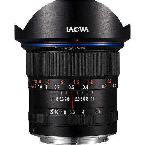 Venus Optics Laowa 12mm f/2.8 Zero-D Lens for Canon EF (Black and Silver)