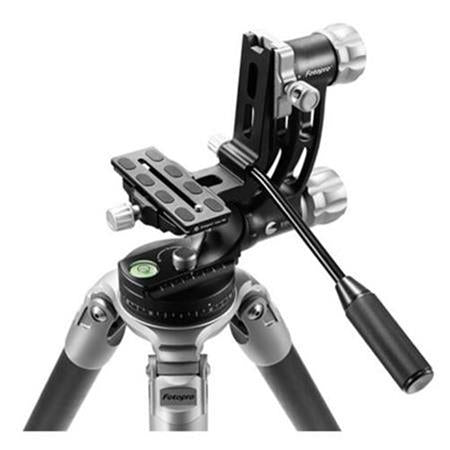 Fotopro E-6 Eagle Series 5-Section Carbon Fiber Tripod with Gimbal Head, Holds 33 Lbs, Extends to 55"
